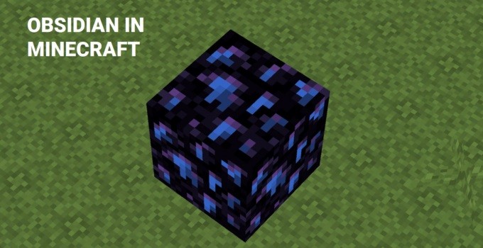 Obsidian in Minecraft