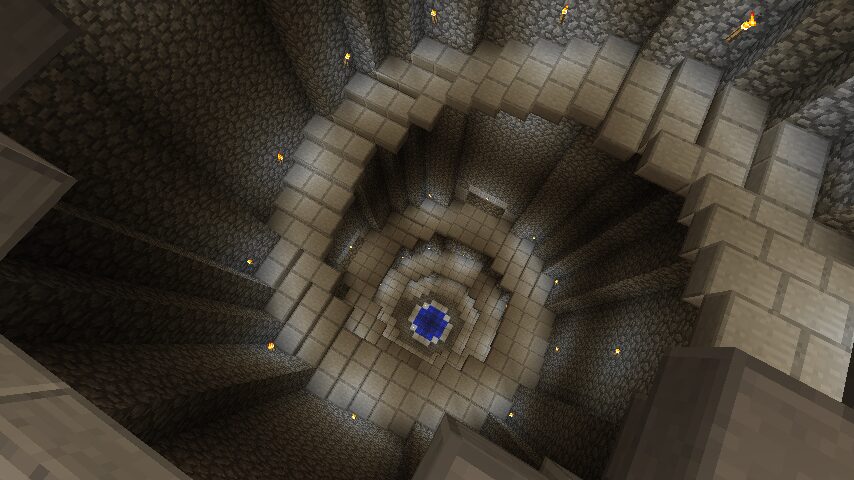 Advance Spiral Staircase in Minecraft