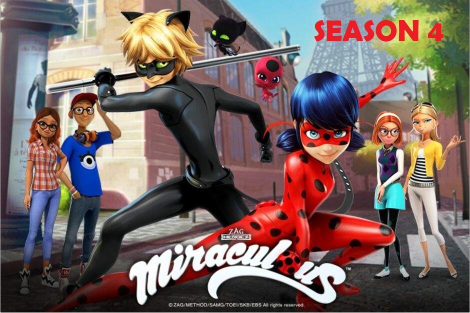 When Miraculous Ladybug season 4 is coming to Netflix?