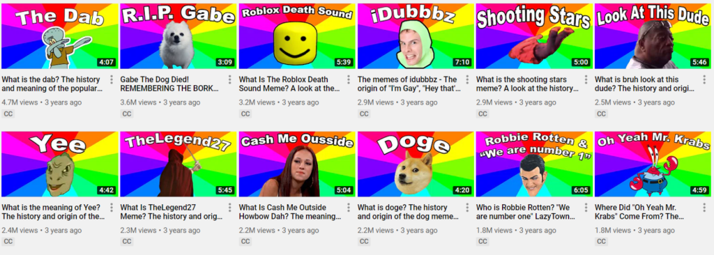 YouTube video series