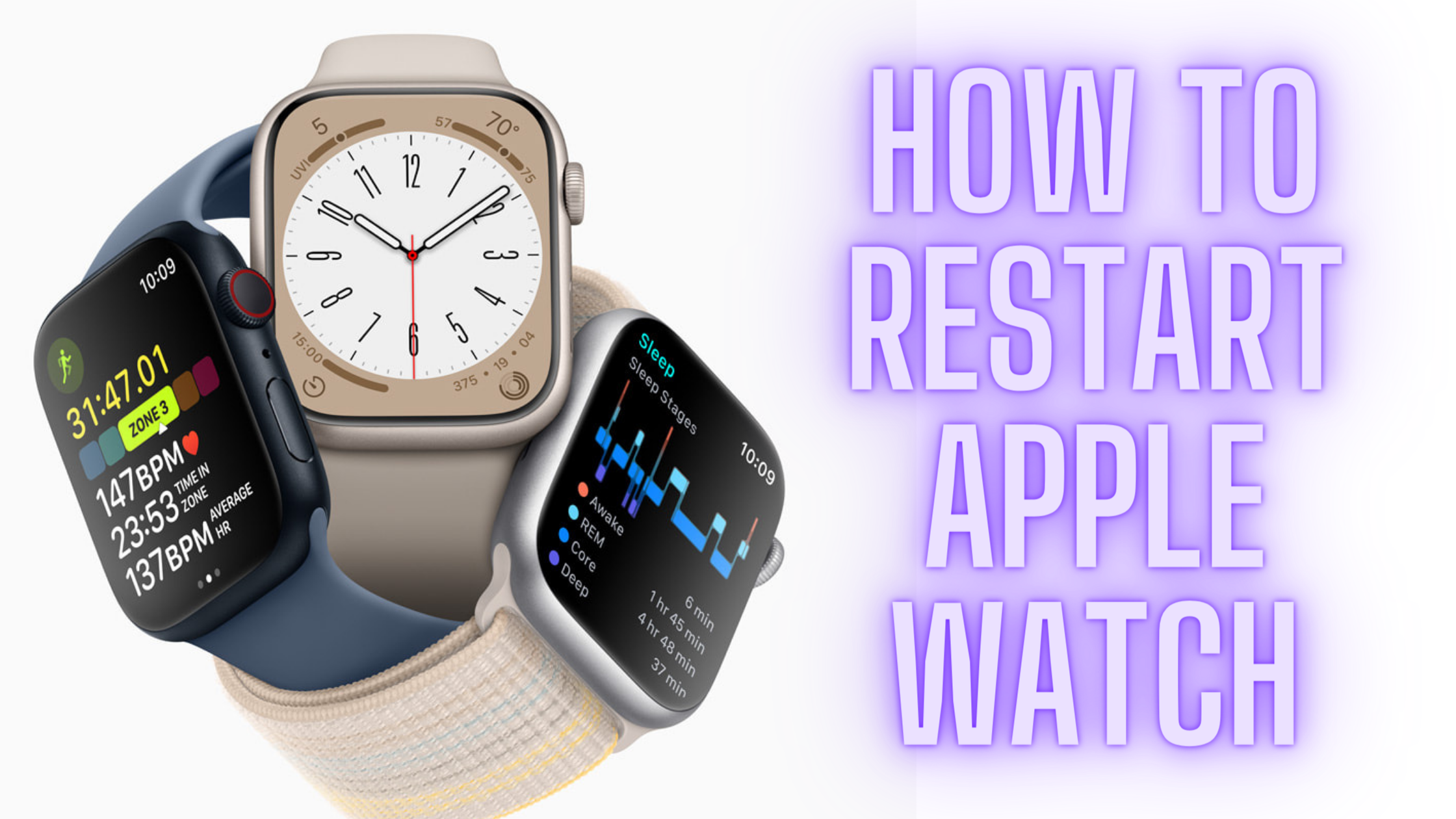 How to restart Apple Watch