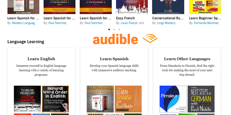 Audible Language Learning Audiobooks: Our Top Picks